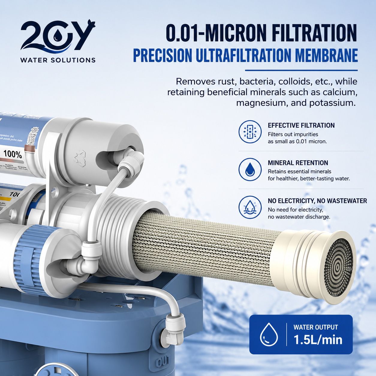 2GY 6-Stage Alkaline UF Water Filtration System