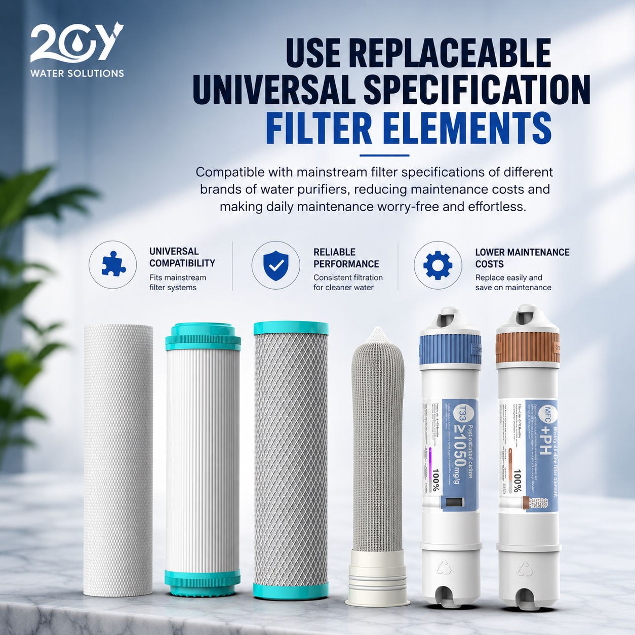 2GY 6-Stage Alkaline UF Water Filtration System