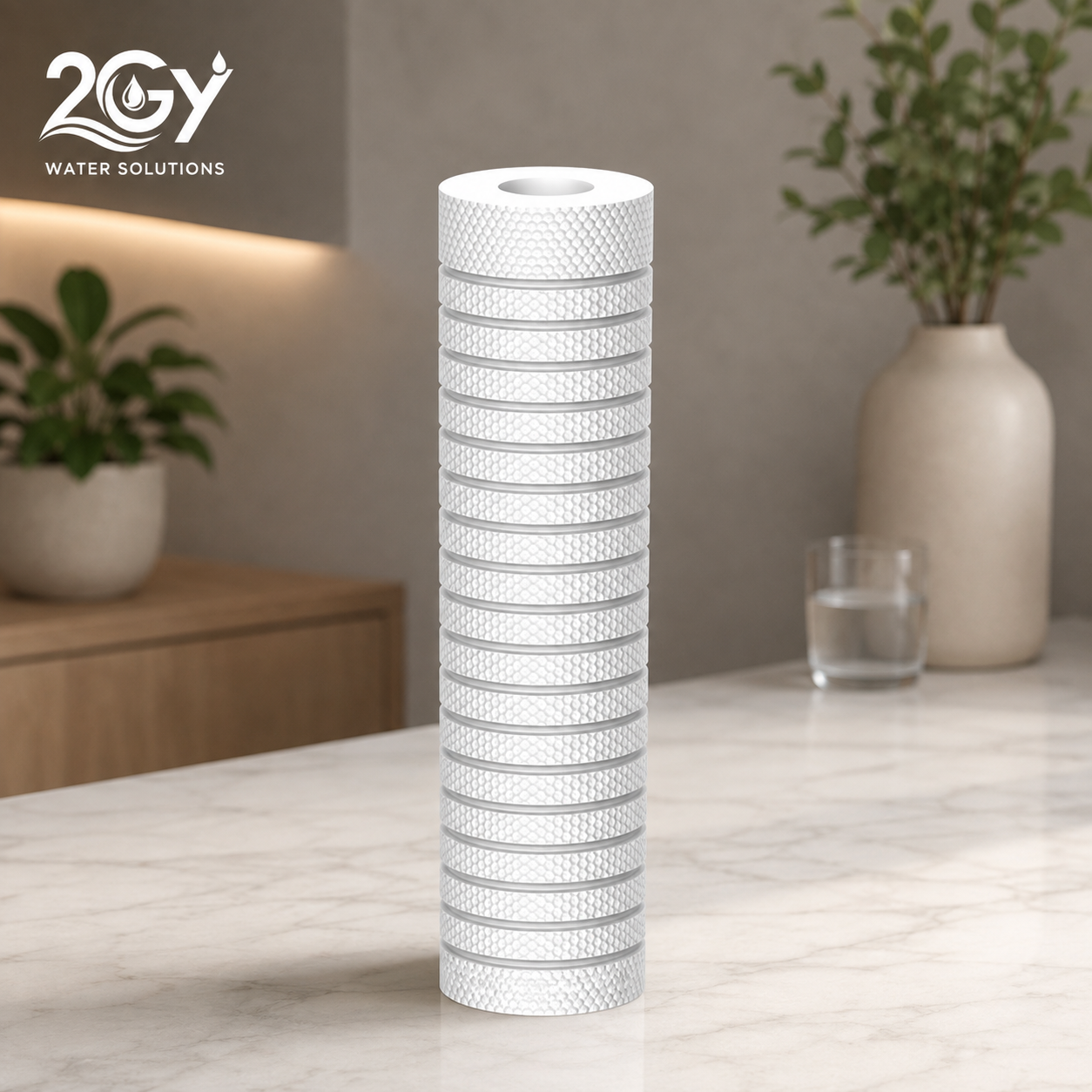 10" Activated Carbon PP Sediment Filter Cartridge – 1 Micron