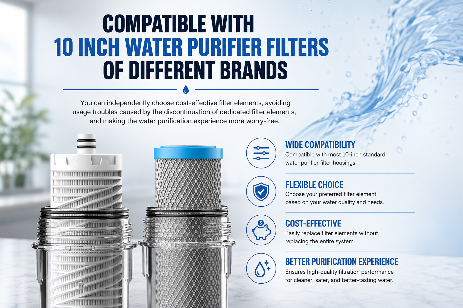 2GY 3-Stage Whole House Water Filtration System