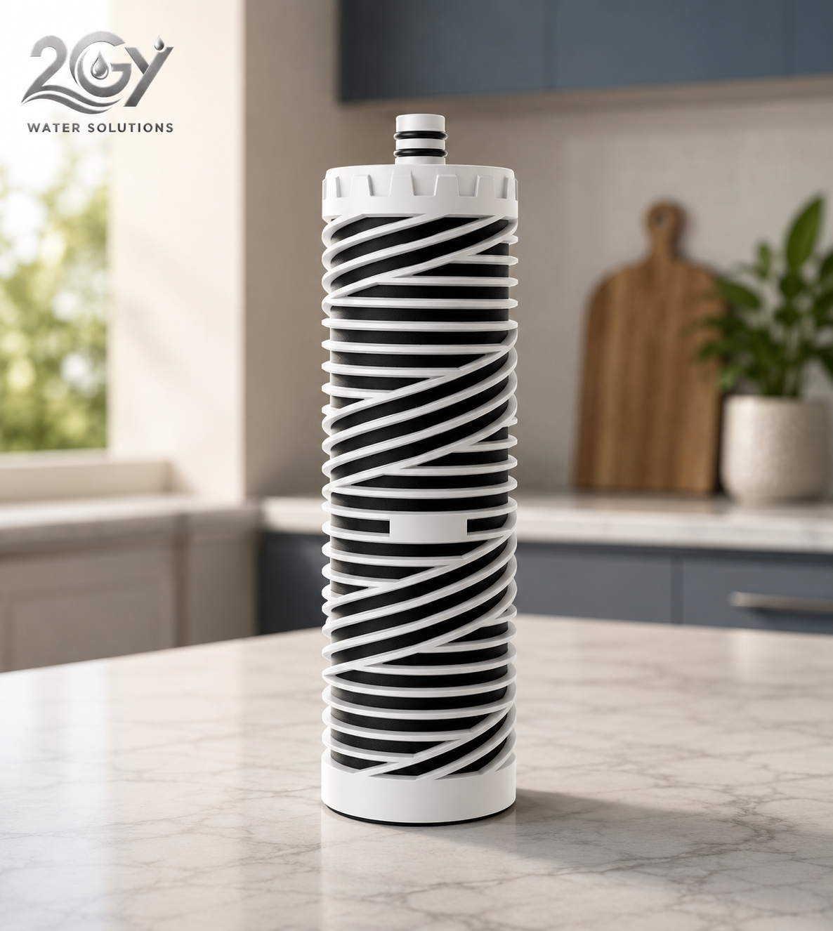 External Frame Structure Replacement Filter Cartridge