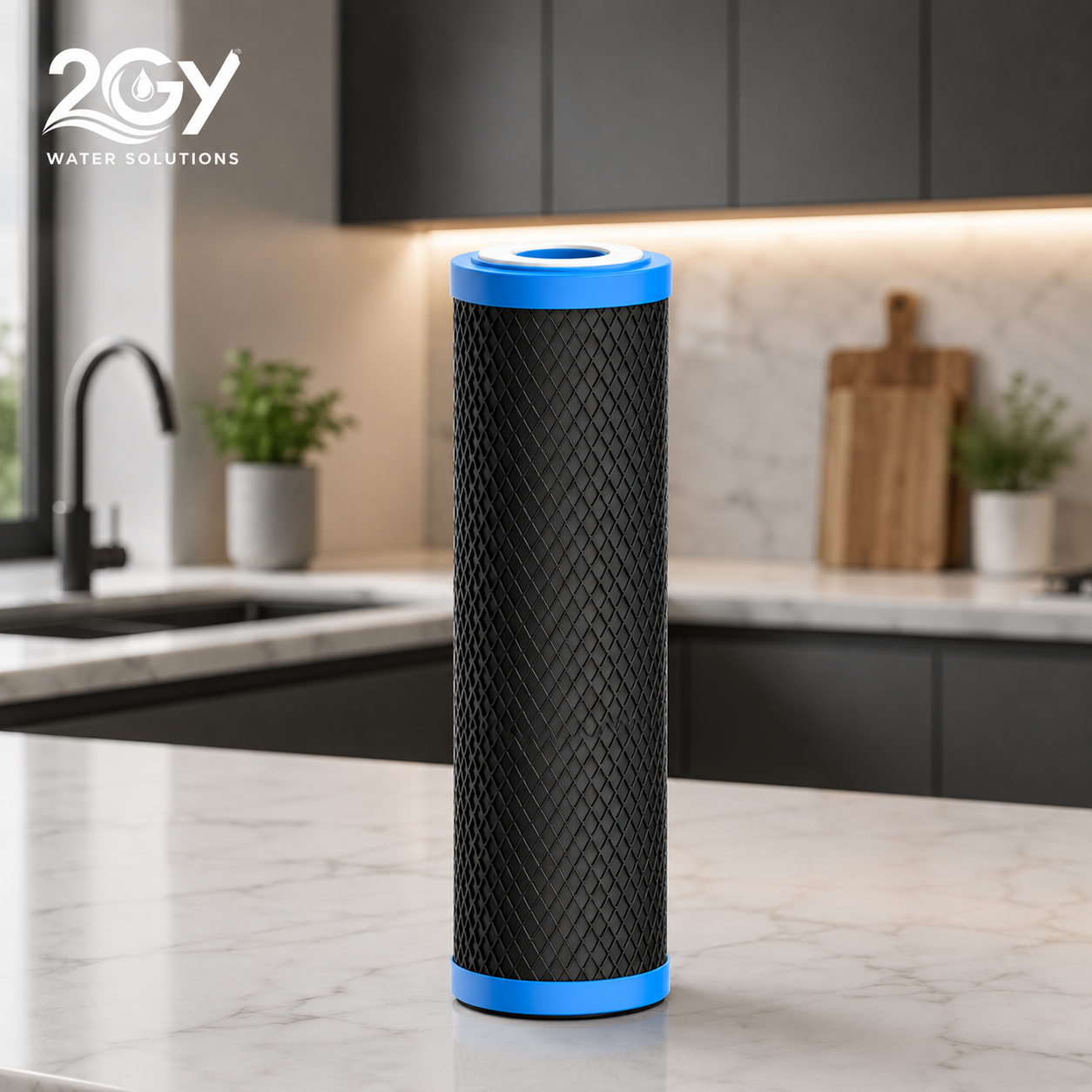 10-Inch Sintered Activated Carbon replacement cartridge Filter