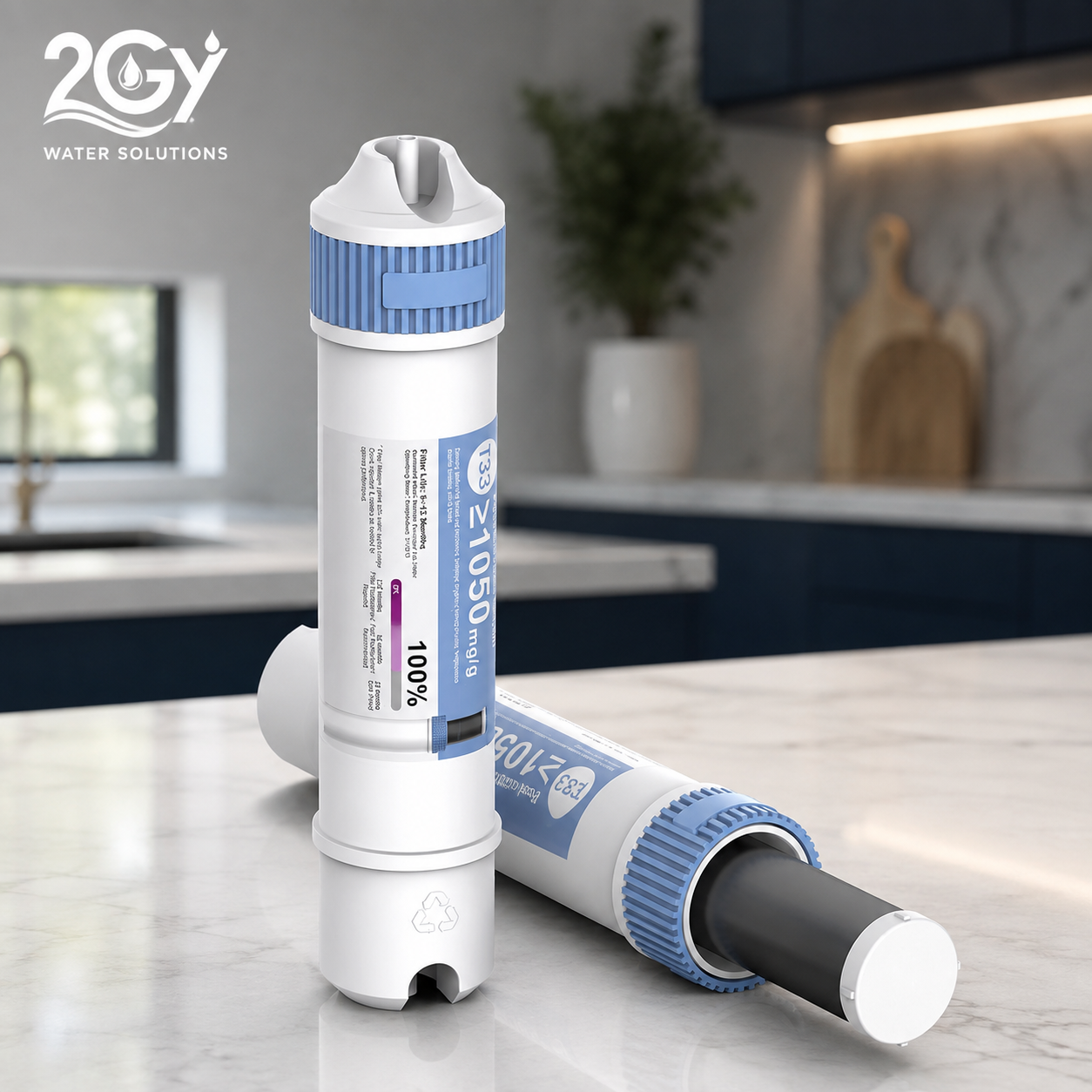 2.5 × 10 Inch T33 Activated Carbon Filter Cartridge