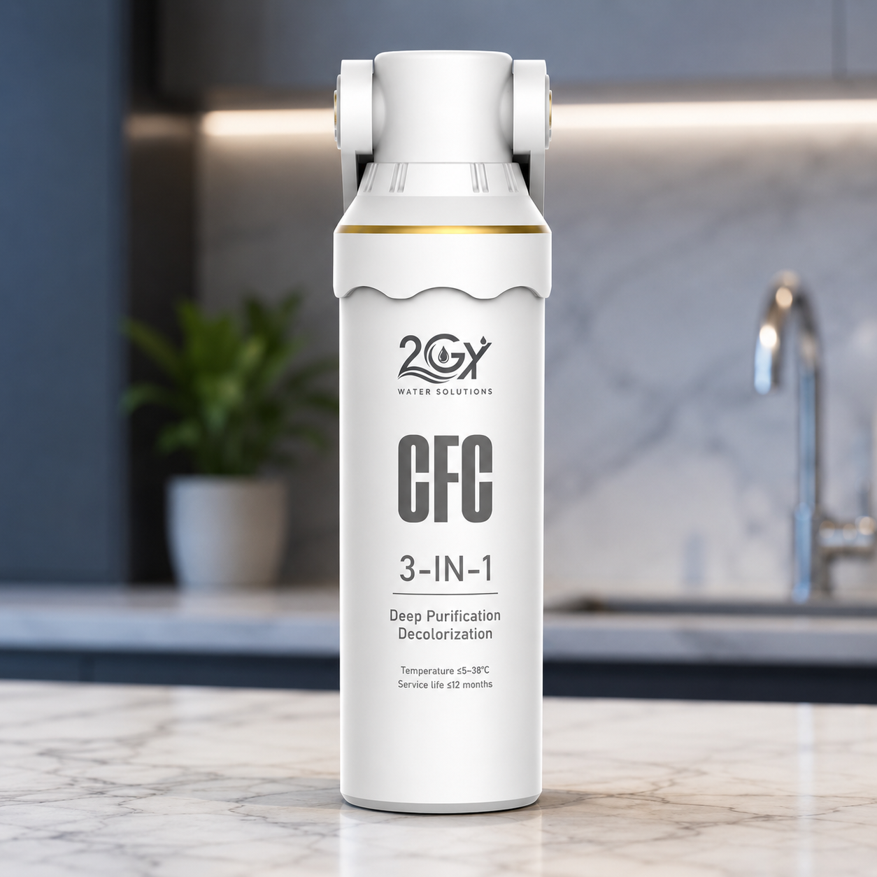 2GY Water Solutions 3-in-1 Composite Filter Cartridge