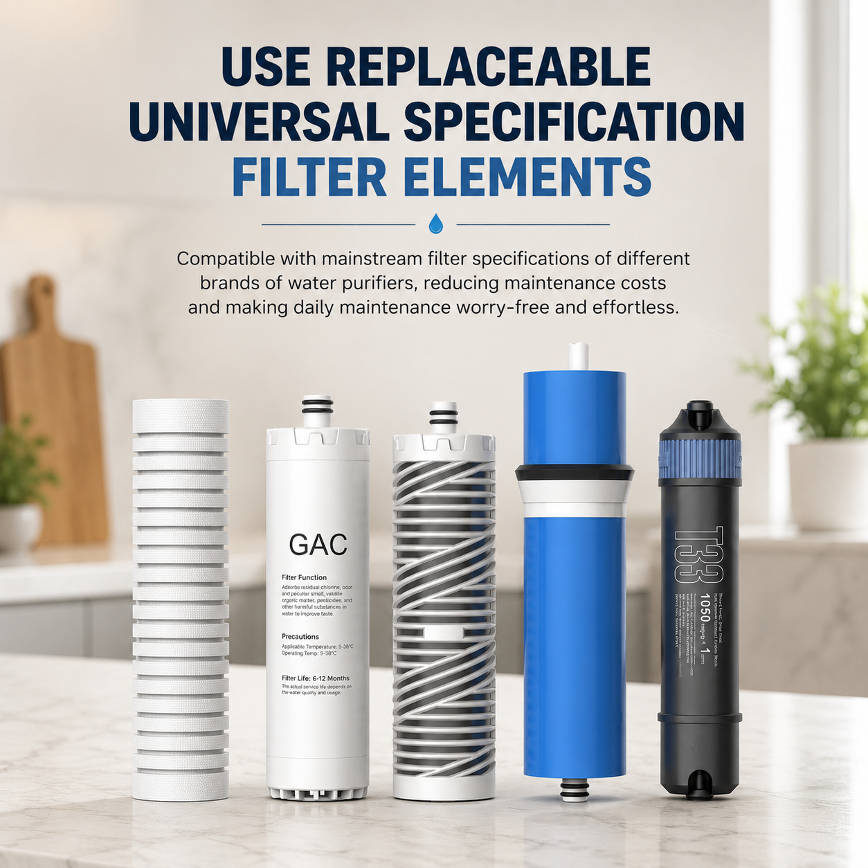 2GY 8-Stage Tankless Reverse Osmosis Water Purifier – 75GPD